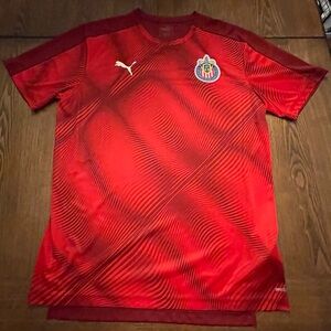 Men’s Puma Red Chivas Soccer Jersey
